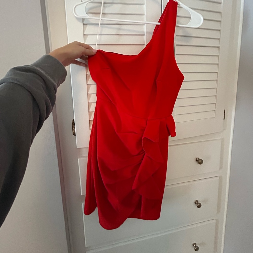 Hello Molly red size small (us 4) fitted dress.